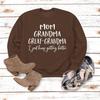 "European & American Fashion Grandma Letter Long-Sleeve T-Shirt, Autumn/Winter, Plus Size"