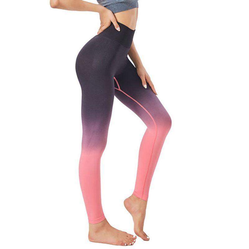 Candy Color Gradient Yoga Fitness Pants Candy Color Gradient Yoga Pants