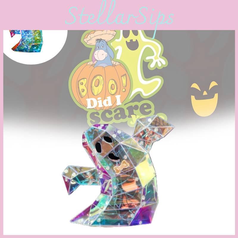 Transparente Bunte 20cm Halloween Geisterdekoration für Gruselige Atmosphäre Aufbau