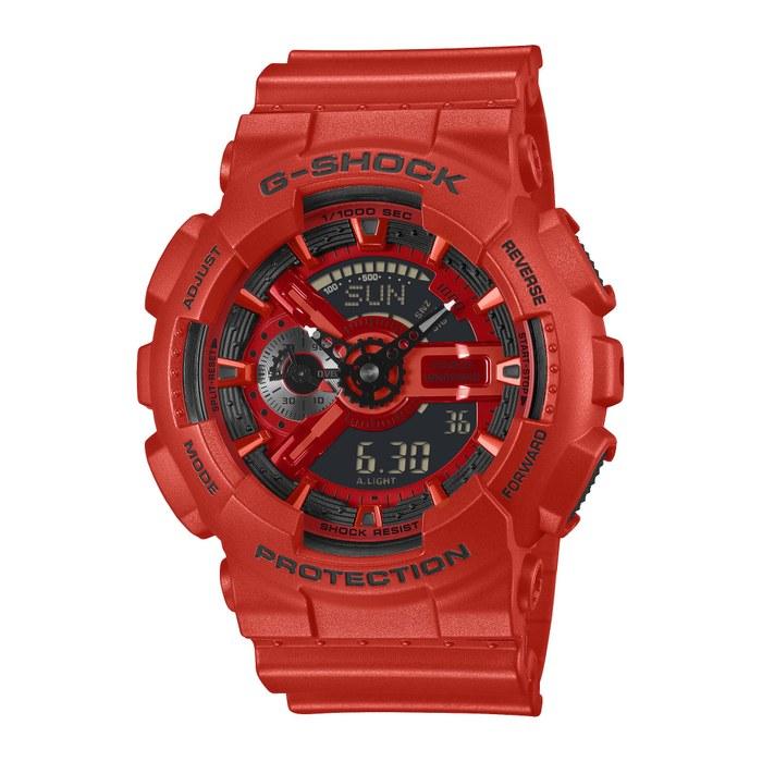 [Casio] G-Shock GA-110RRB-4AJF Men s Watch, Red/Black
