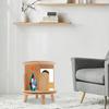 Floor Standing Rotating Bookshelf Multi-Functional Wooden Storage Rack Suitable for Living Rooms, Study Rooms, Bedrooms