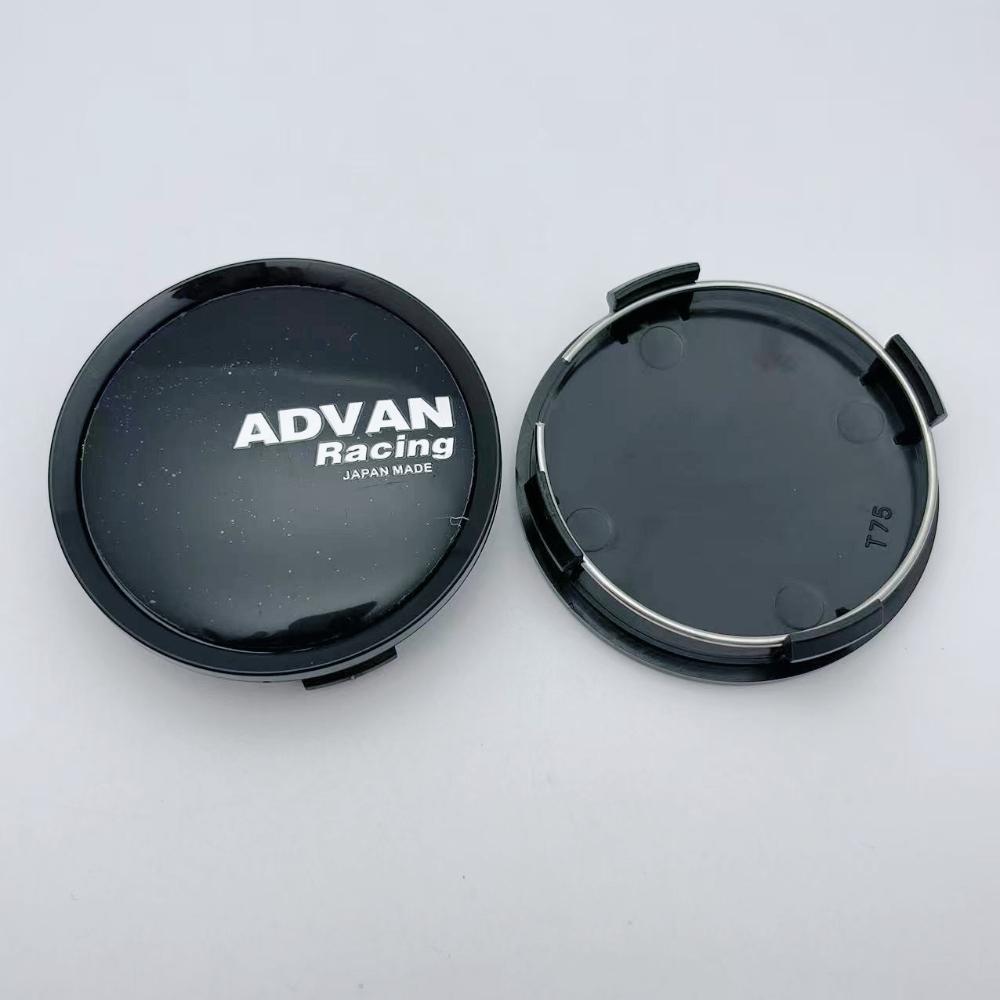 4pcs 74mm Advan Racing Logo Emblem Badge Car Wheel Center Caps Wheel Hub Dust Cover Rim Hubcaps Replace Styling Car Accessories