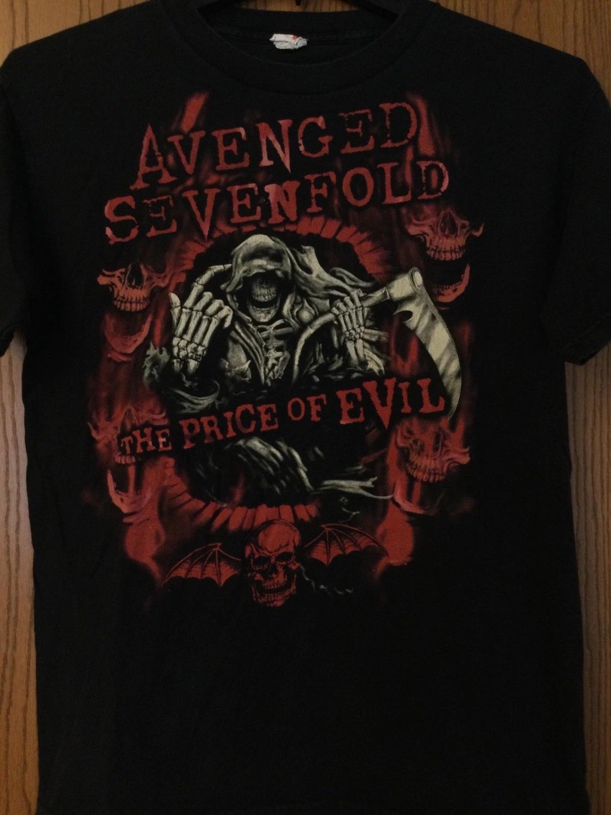 Avenged Sevenfold - “The Price Of Evil” - Tour 2011 - Black Shirt - 2 Sided - M M