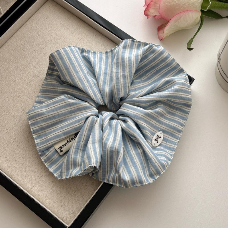 

Korean Style Blue Lace Ballet Scrunchie - Extra Large Sweet Hair Tie for Women 2025