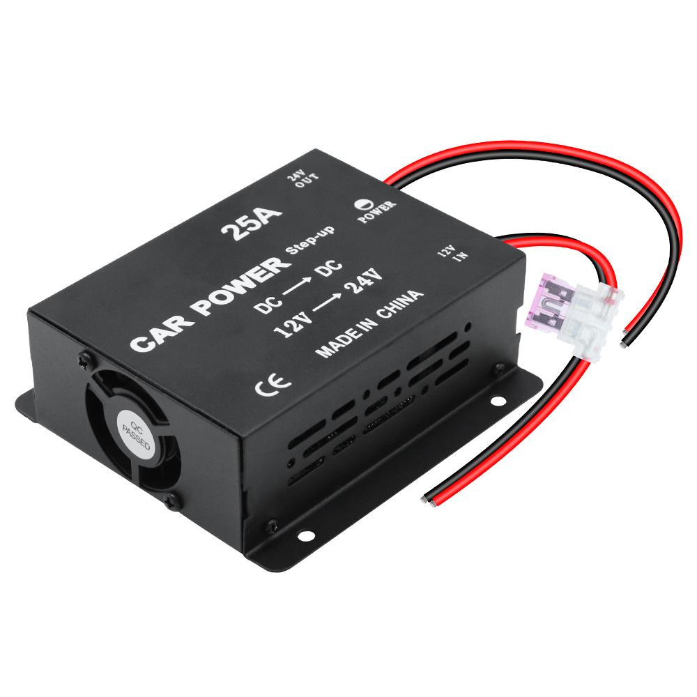 Car Power Converter Transformer For RV Truck Trailer Van Voltage Booster Auto Accessories Power Step-up Adapter DC 12V to 24V