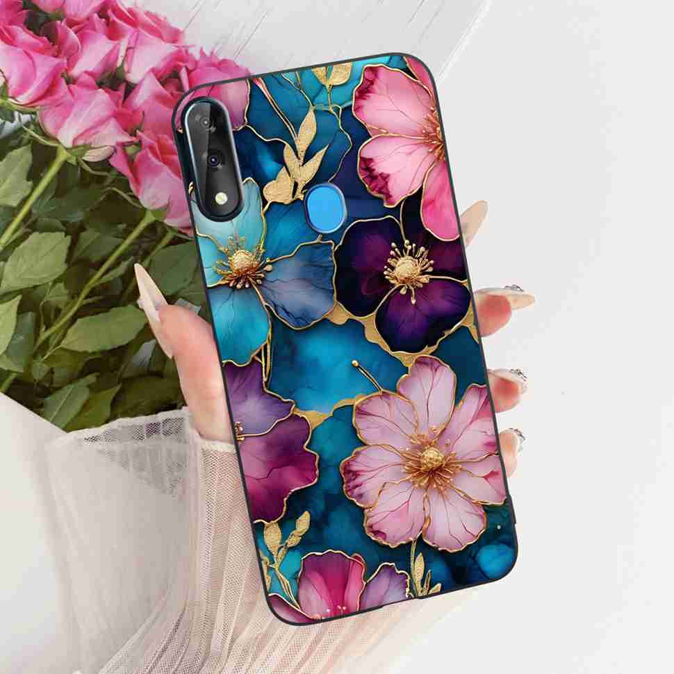 For ZTE Blade V10 2019 6.3" Case Lovely Cartoon Cat Silicone TPU Black Cover For ZTE Blade V10 V 10 2019 Phone Cases Bumper