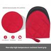 Pot Rack Oven Mitts Kitchen Oven Mitts Heat Resistant Oven Mitts with Non-slip Grips for Grilling Cooking 2 Pack Kitchen Baking