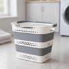 Conteneur/Organisateur de Rangement Pliable Portable Panier à Linge Panier Gain de Place Paniers à Linge Pliants en Plastique