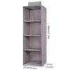 1/3/4/5 Layer Portable Wardrobe Hanging Storage Bag Interlayer Drawer Type Clothes Hangers Holder Hanging Closet Organizer
