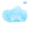 100Pcs Non Woven Disposable Pleated Shower Hat Blue for Bath Spa Hair Home Bathing Hats