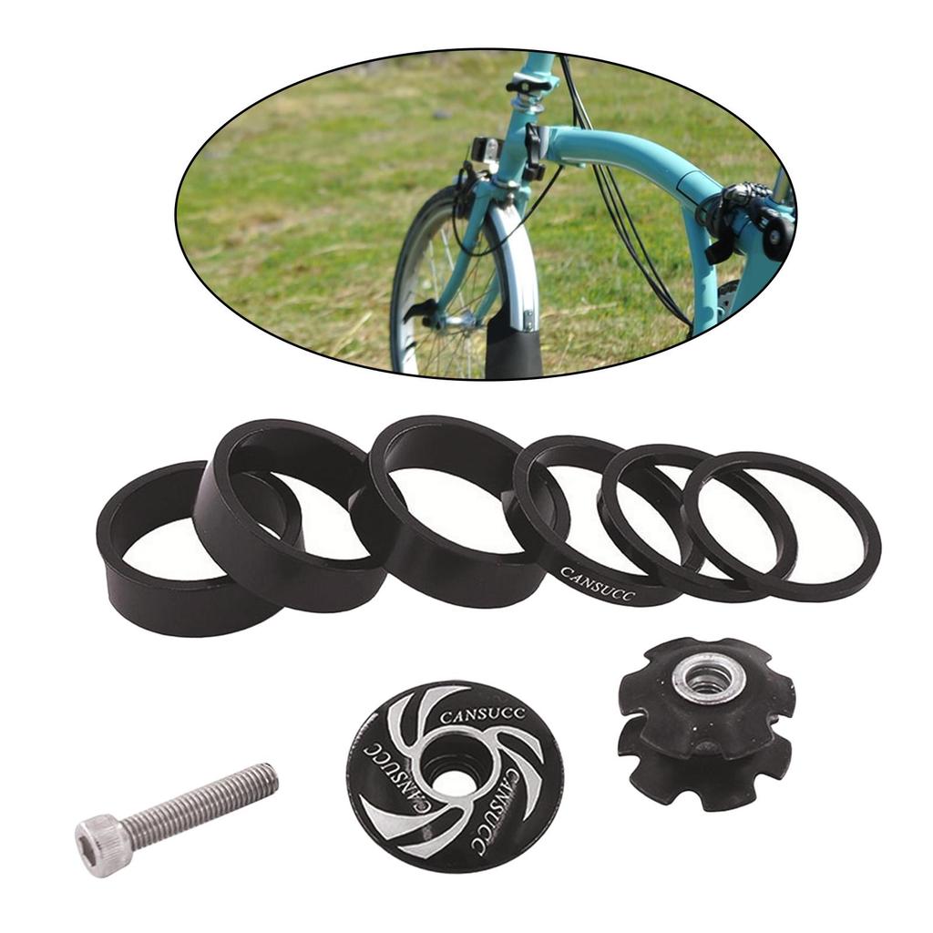 Headset Spacer Aluminium Alloy Headset Washer Headset Star Nut Screw