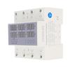 3 Phase DIN Rail Voltmeter Ammeter Automatic Overvoltage Overcurrent Protector AC230 300V