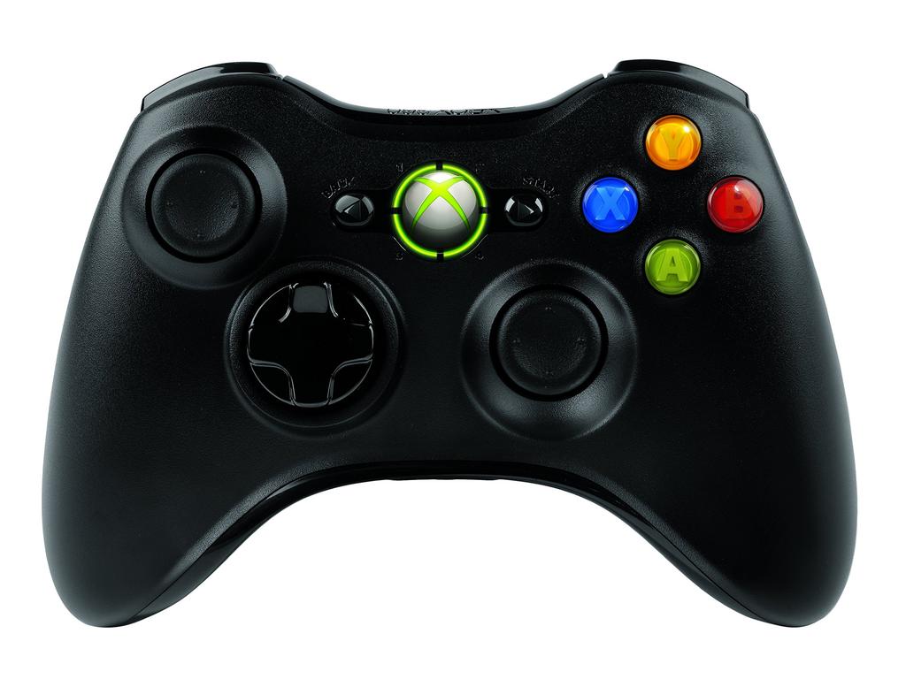 Microsoft Game Controller Compatible Black Xbox 360 Wireless Controller for Windows Wireless/Xbox/Windows JR9-00013