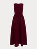 European & American Women's Elegant Solid Color Long Dress - New Fashion, Sophisticated Style.