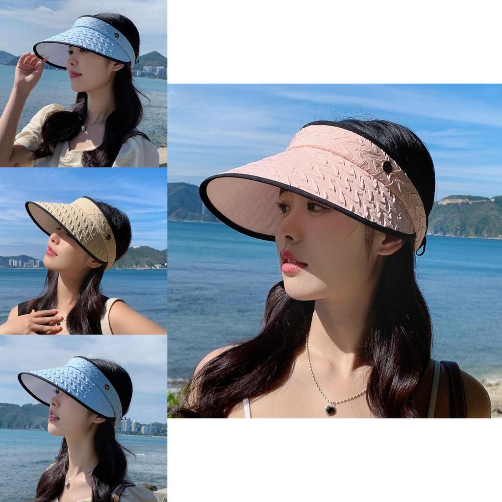Summer Outing Sun Hat With Large Brim Breathable Sunshade For Women And Casual Wear