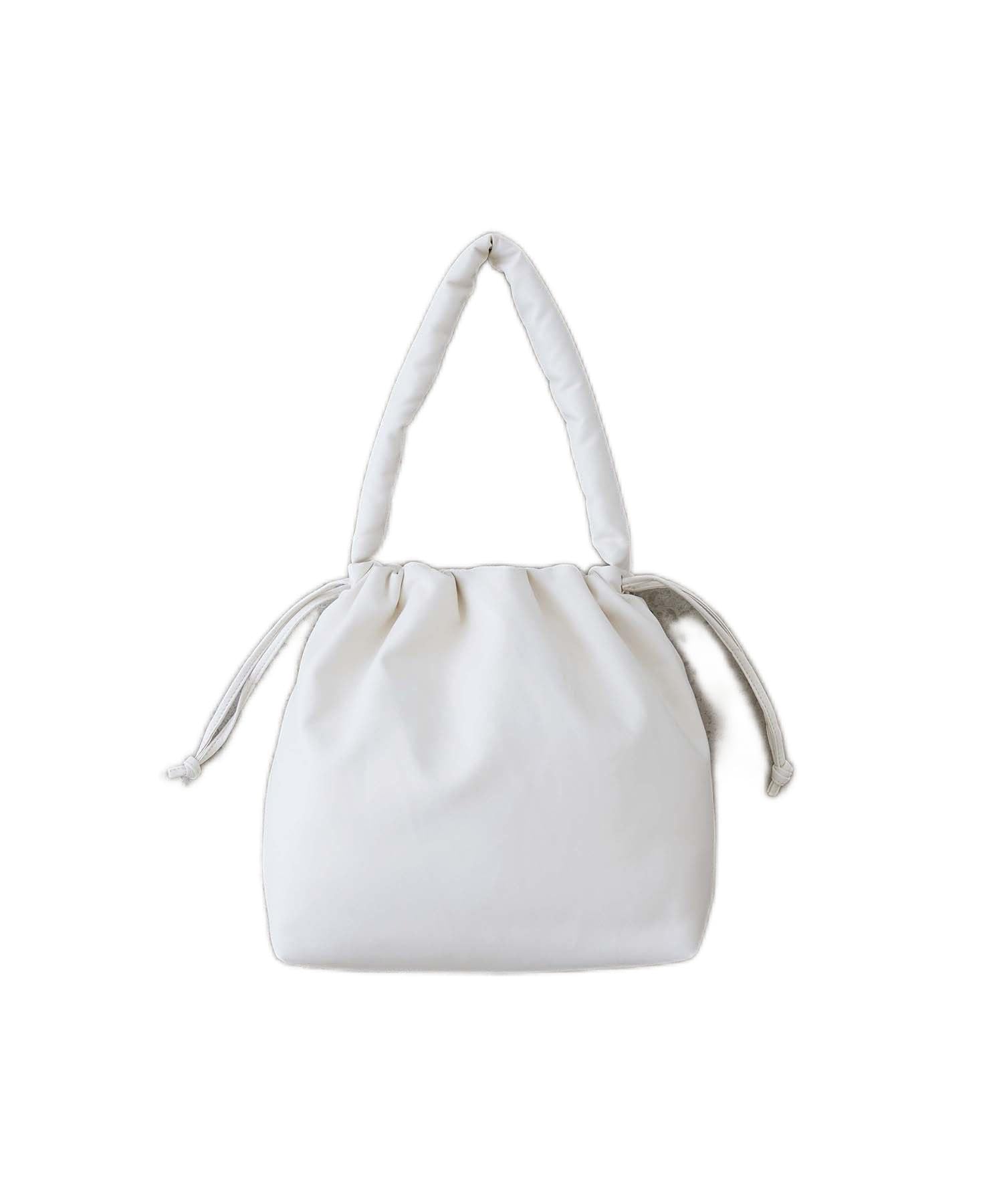 

EFOLE Faux Leather Padded Drawstring Tote Bag for Women