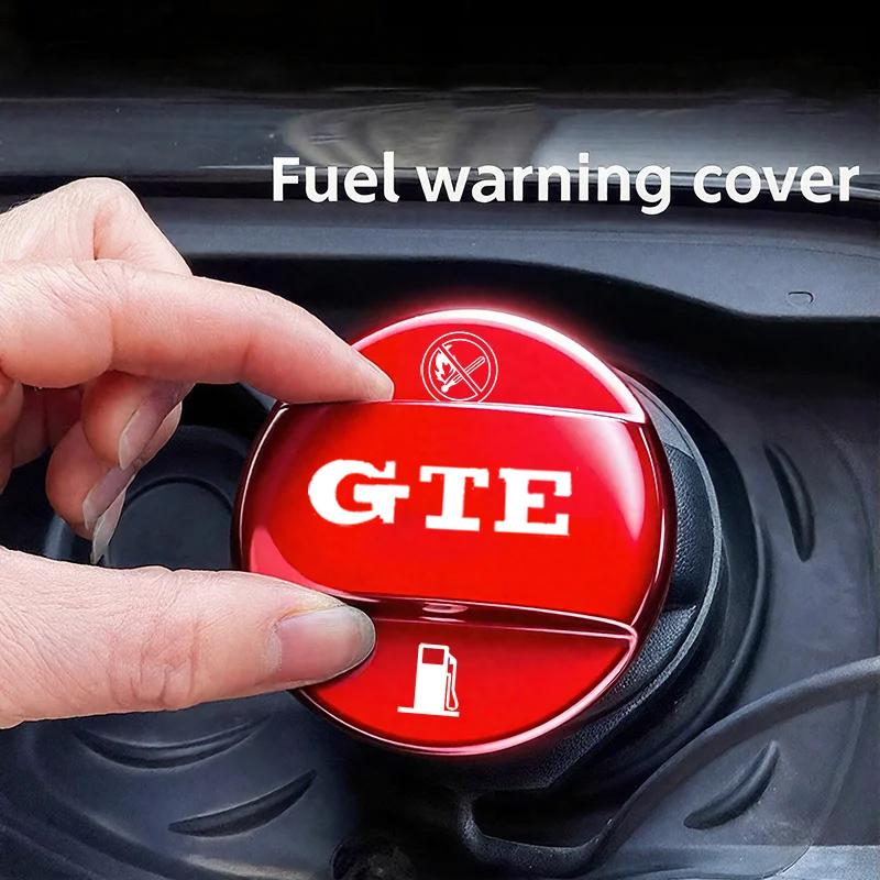 YNEPB1 Alloy Car Fuel Cap Oil Box Lid Petrol Tank Covers for Volkswagen VW GTE GTI Golf 5 6 7 Beetle BORA Polo R32 SCIROCCO Accessories