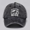 Popular washed old baseball cap World War II Spitfire fighter print sunshade cap sun cap