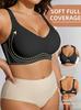 Seamless Push-Up Bra: Wireless, Comfortable, Plus Size Support for Large Busts