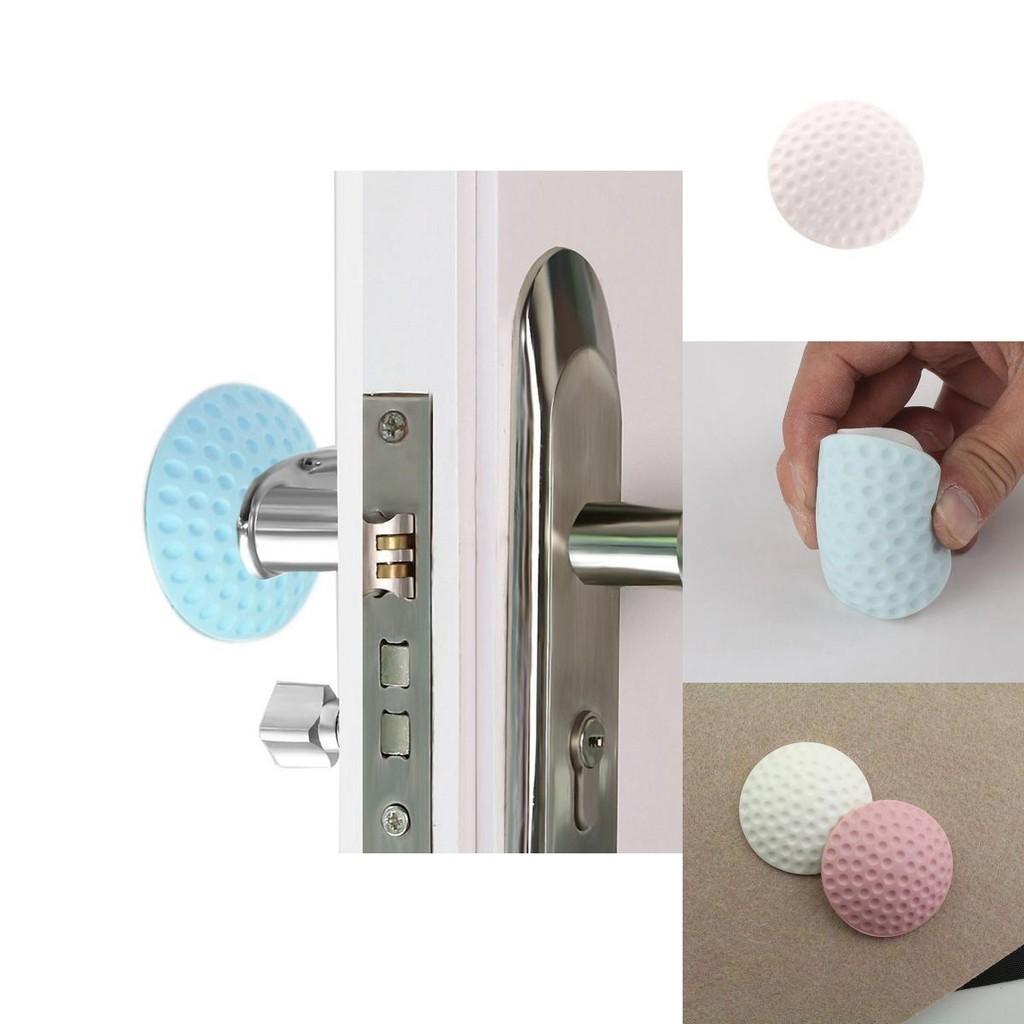 Premium Wall Protector Door Handle Bumper Guard With Soft Rubber Pad Design
