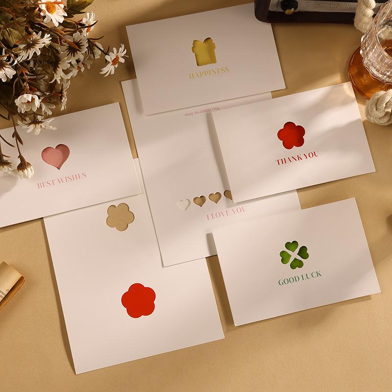 10 Sheets Per Pack Thank You Card Birthday Card Invitation Card Message Card Student Stationery Supplies