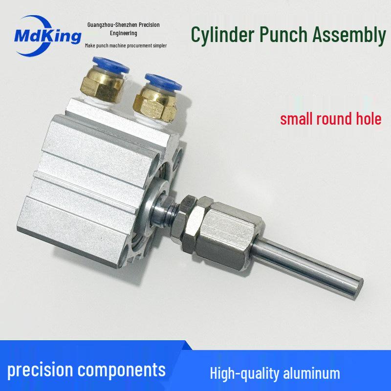 Pneumatic Small Round Hole Plastic Bag Punch Machine with Center Seal