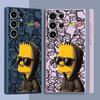 The Simpsons Cool Bart Phone Cover Case for Samsung Galaxy S26 S24 Ultra S23 S22 S20 FE S21 Plus Note 20 10 Ultra S25 Edge