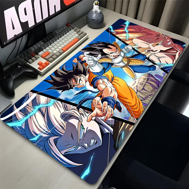 Mouse Pad DBZ Rug Rubber Table Large Gamer Xxl Desk Mat Computer Keyboard Gaming Accessories Carpet Dragon Ball Z Mousepad