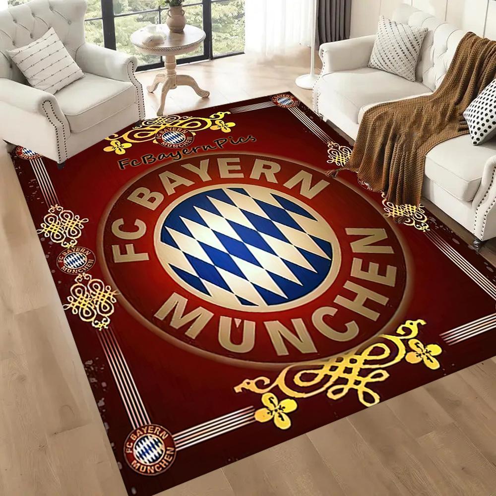 Bayern Munich Carpet Suitable for Foyer Living Rooms Playrooms Dormitory Antislip Carpet Decorate Offices Perfect Birthday/Christmas Gift Idea