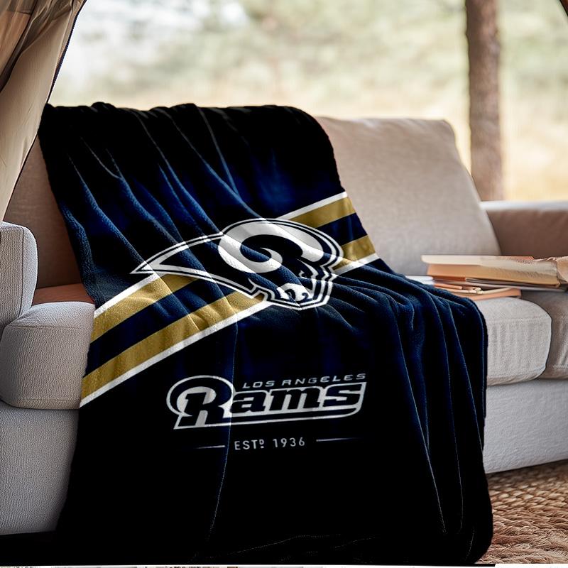 Angeles Rams Team Blanket Outdoor Flannel Blanket for Camping, Hiking, Garden Parties, Picnic Essentials,gift for family and friends
