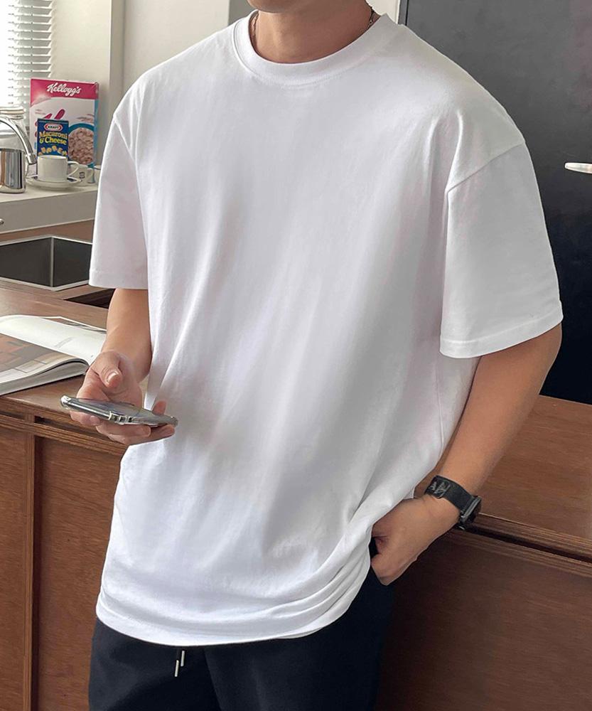 BYMONO [Big Sizes Xl-6Xl] Mono Long-Long Layered Short Sleeve Tee