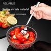304 Stainless Steel Korean Long Handle Dining Fork Set