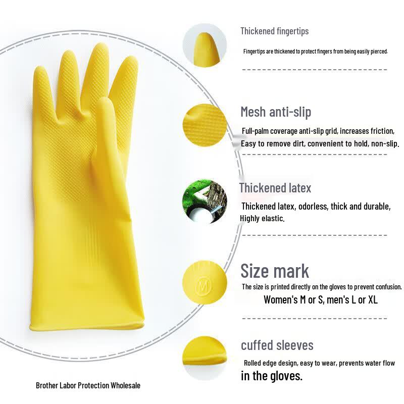 Nanyang Hua Extra Long Latex Work Gloves