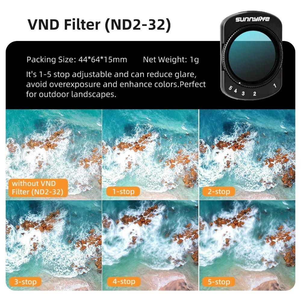 ND2-32 Wide-Angle Lens Adjustable Macro Lens for DJI Osmo Pocket 4 3 Camera Accessories
