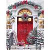 Diamond Painting Full Square Christmas Diamond Embroidery Sale Door Mosaic Landscape Handicraft Handmade Gift