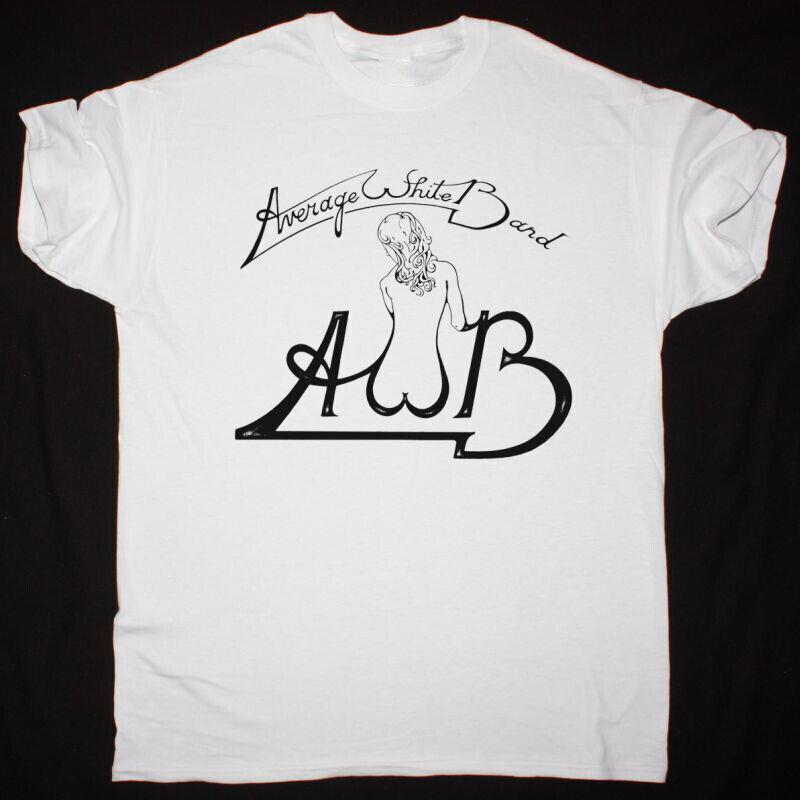 

AVERAGE WHITE BAND AWB 1974 NEW WHITE T SHIRT S-5XL Unisex T-Shirt L