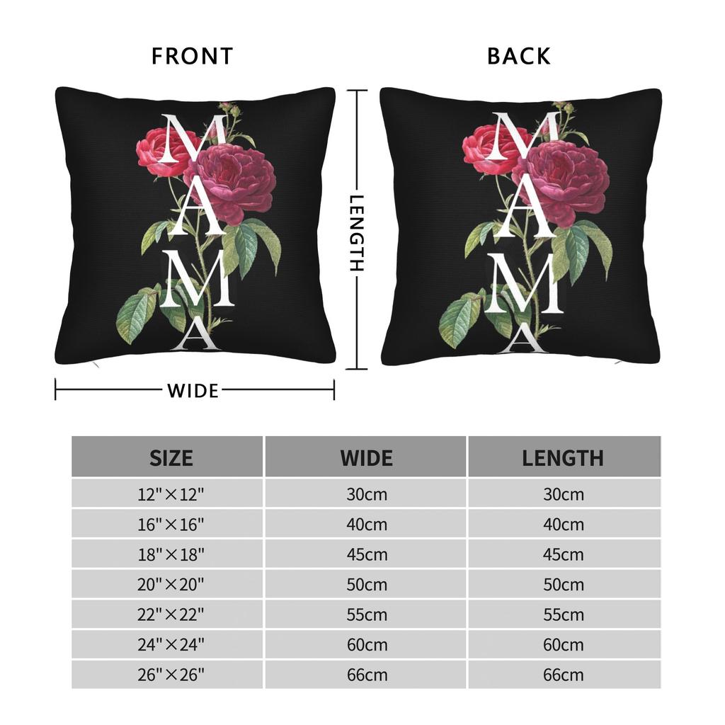 Happy Mother'S Day Pillow Covers Stuff Printing Cushion Cover Decorative Throw Pillow Case Cover Chair Multiple Sizes