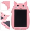 9in LCD Writing Tablet Cartoon Cat Digital Drawing Board with AntiErasing Lock for Children(Blue )