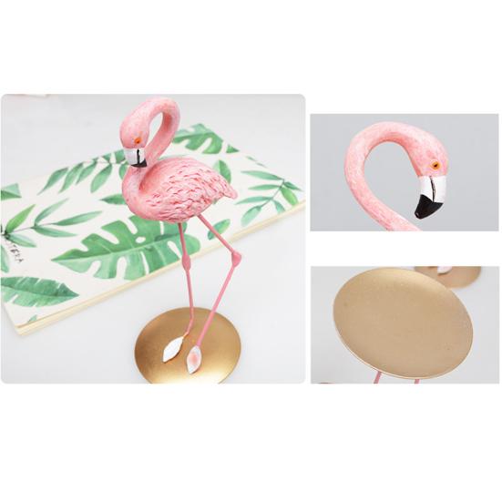 Cute Pink Flamingo Ornament Crafts Table Home Party Birthday Decoration Gift