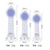 Yurika Scale Shaped Anal Plug Transparent Dildo Soft Anal Dildo with Suction Cup for Women Silicone Thick Dildo Anal Expansion Uneven Plug Painless