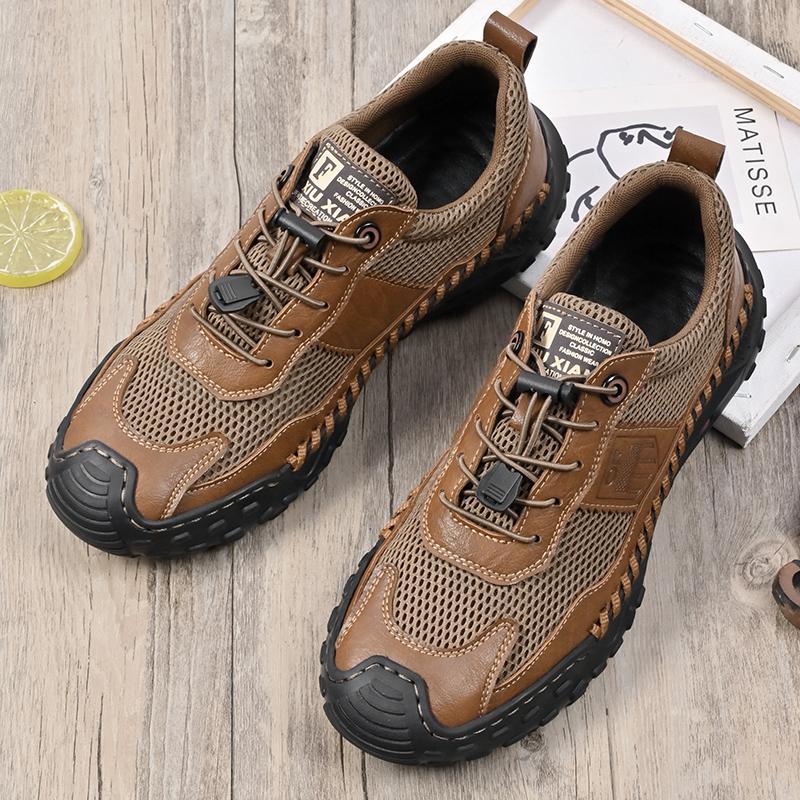 

Чоловіче ретро дихаюче повсякденне взуття Повсякденне взуття великого розміру Легкі ботильйони 25 хакі