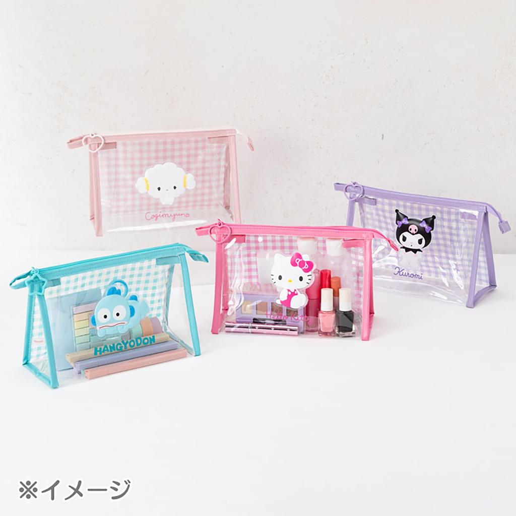 Sanrio My Melody Clear Transparent PVC and Zipper Suitable for Ages 3 and x x inches x 10 x 15 Product 732141 Pouch, Steel, Closure, Up, Approx. 8.7