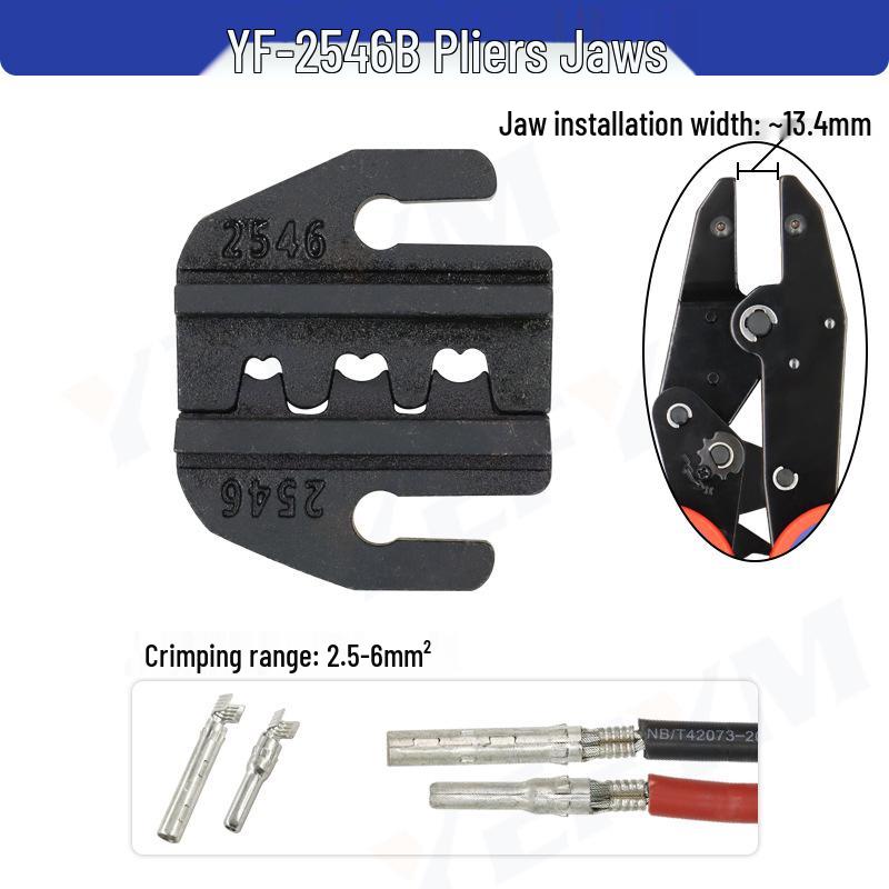 YF Electrician Hand Tool: Crimping Pliers Head for Cold Press Terminals