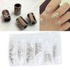   Colorful   Glass Nail Art Rhinestons Decoration Costumes Material Package(Silver)