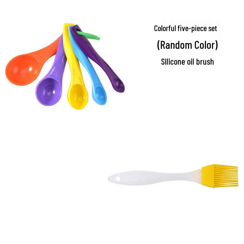 Baking Measuring Cup & Spoon Set: Kitchen Gram & Scale Spoons, Plastic Measuring Tools