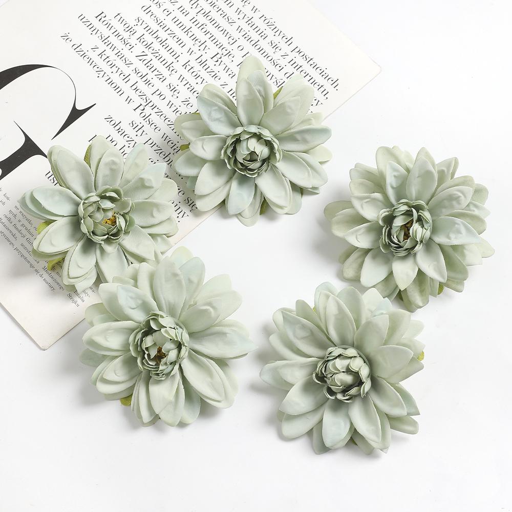 

Rose Blossom Artificial Silk Big Head Flower Room Kitchen Decoration Living Wedding Party Garden Decor DIY Wreath Accessories 2pcs синий