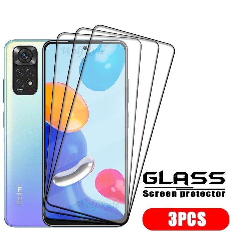 4/3/2/1PCS Full Cover Glass For Redmi Note 11 Glass Xiaomi Redmi Note 11 Glass 9H HD Screen Protector Redmi Note 11 Pro Plus 11S