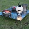 to Duo Camping Wide Low Hollow Aluminum IGT Stainless Steel Stable 15kg Load Heat Corrosion Compact Storage Bag Included 3 iClimbSolo Table,