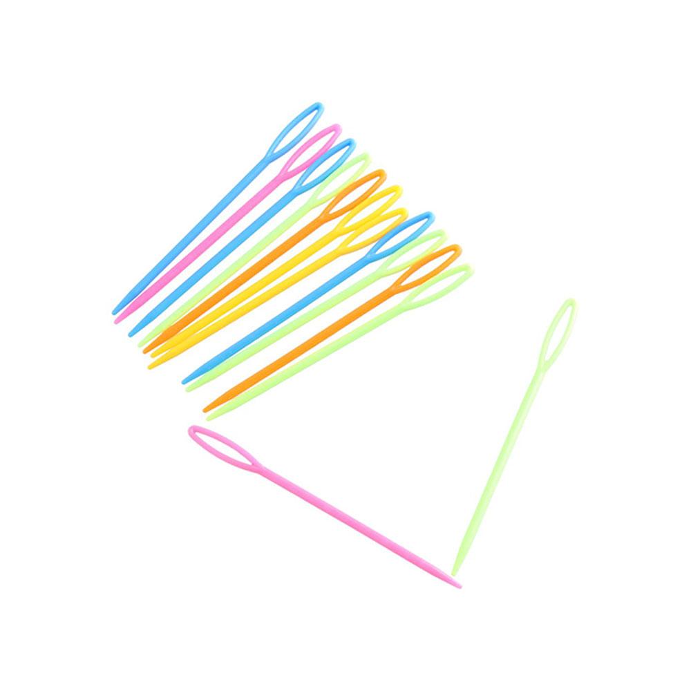 

DIY Craft Plastic Needles 7/9cm Sewing Needle Tool Handmade Toys DIY Crochet Hooks Children Toys