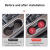 2Pcs Car Coaster Suede Mat Water Cup Anti-slip Pad Auto Interior For Lincoln Z Navigator Town-car Aviator MKZ Continental m1